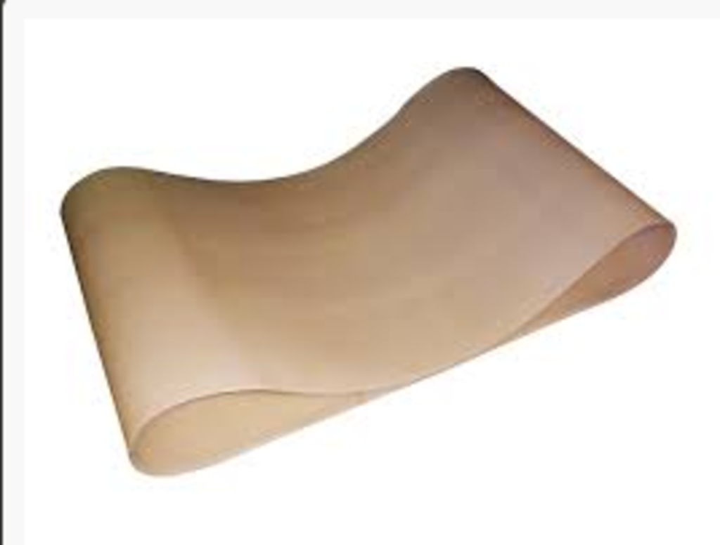 Banda continua en Teflón® (PTFE) amarillo estático